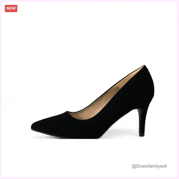 Women's 3-Inch Stiletto Heels Closed Toe Dress Pumps for Wedding Office